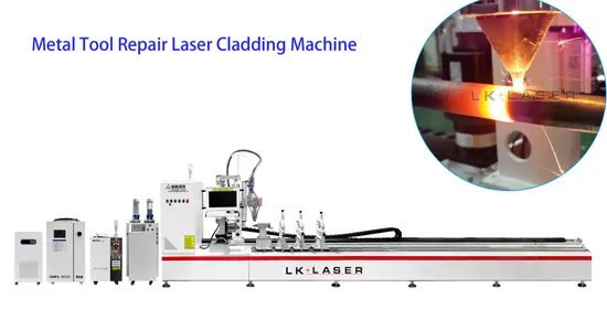 3000W 6000W Fiber Metal Repair Laser Cladding Machine with Powder Feeder for Tool