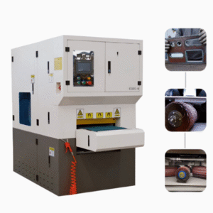800mm 1000mm Aluminium Metal Stainless Sheet Wide Belt Sanding Polishing Deburring Machine