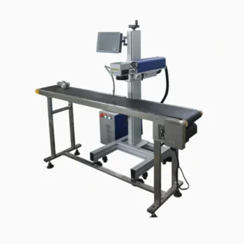 20W 30W 50W 100W Fiber optic flying laser marking machine