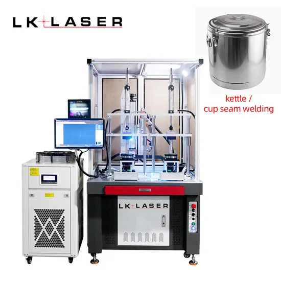 Automatic Laser Welding Machine Kettle Faucet Pipe Double Station Laser Seam Welding Machine