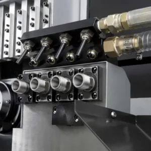 Efficiently Designed Swiss Type CNC Lathe Machine Sm385 for Metalworking Professionals