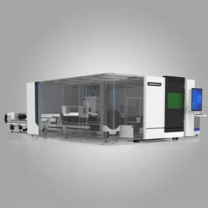 Enclosed High Power 12000W / 20000W CNC Metal Sheet and Tube Fiber Laser Cutting Machine