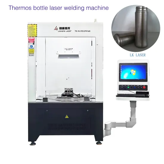 Stainless Steel Metal Bottle Thermos Cup Automatic Laser Welding Machine