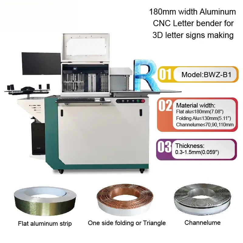 Making Metal Letters Auto Channel Letter Bending Machine