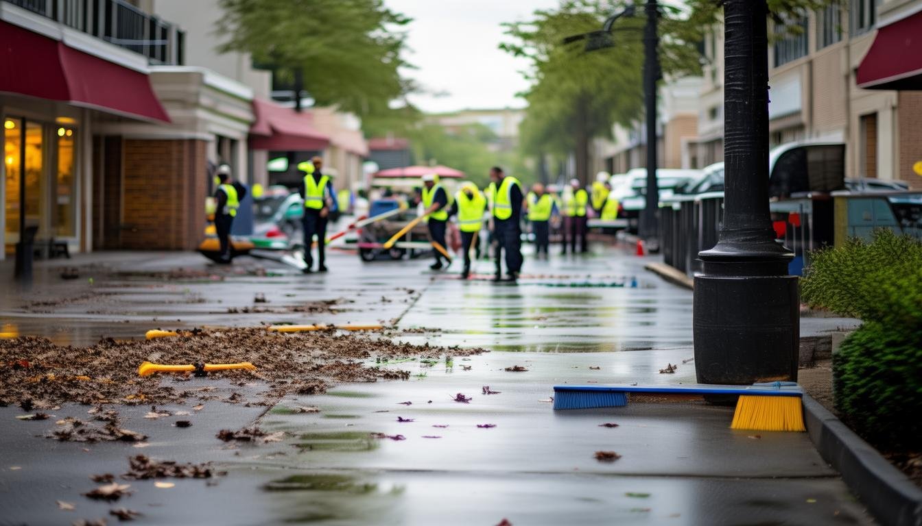 Another scenario is routine maintenance for commercial properties. Businesses often need to clear debris from parking lots, sidewalks, and outdoor areas to maintain a safe and attractive environment. Professional services can provide regular debris removal, ensuring that the property remains clean and well-maintained. This not only enhances the appearance of the business but also contributes to a positive customer experience.
