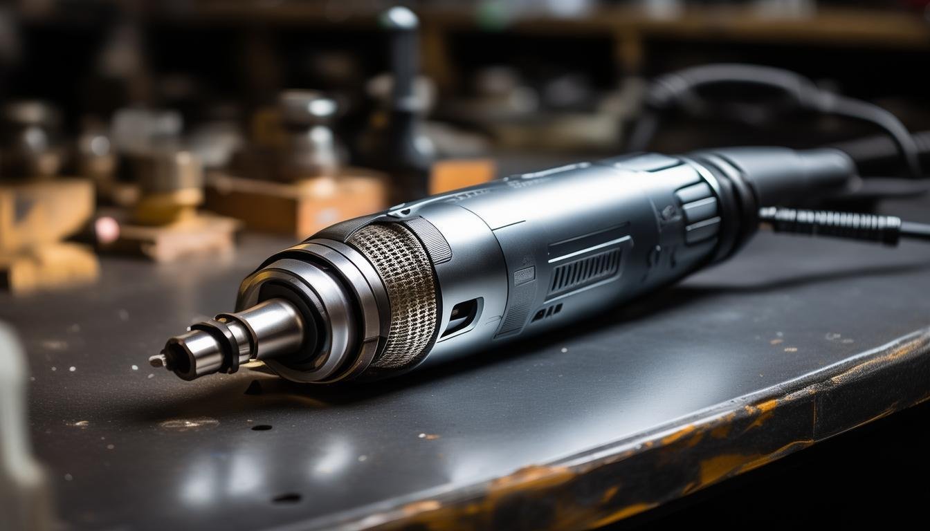The High-Quality Deburring Tool for Precision Metal Finishing is engineered with precision and durability in mind. It features a compact design that ensures ease of use and maneuverability on various metal surfaces. The tool operates at adjustable speeds, allowing users to customize the deburring process based on the material and thickness of the metal. Its motor is powerful yet energy-efficient, ensuring prolonged use without overheating. The tool also comes with interchangeable heads, each designed for specific deburring tasks, enhancing versatility.